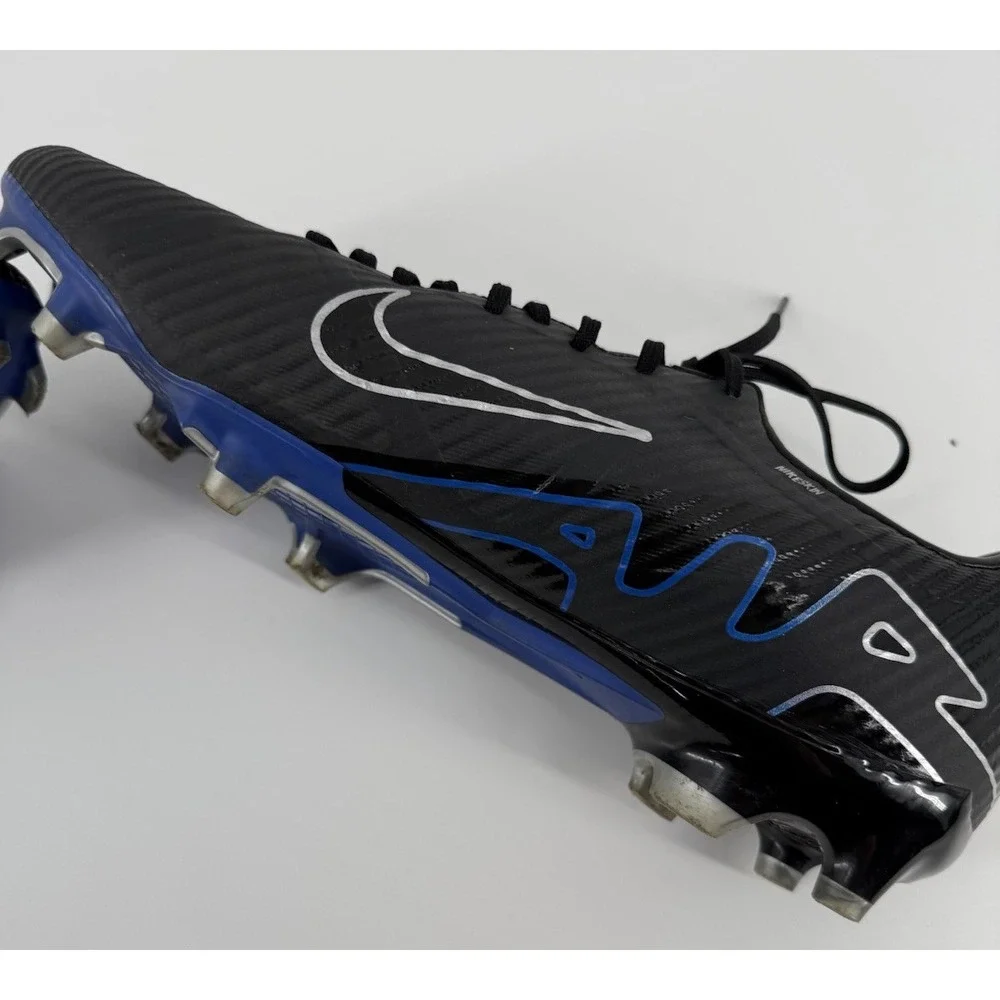 Nike Zoom Vapor 15 Academy FG MG Black Blue New‎ Soccer Cleats Mens Size 11